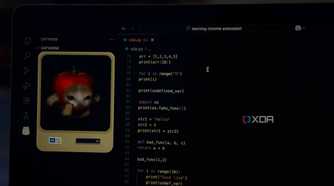 Cat extension displayed in VS Code next to code-1