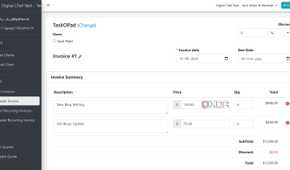 Create invoice in solid invoice