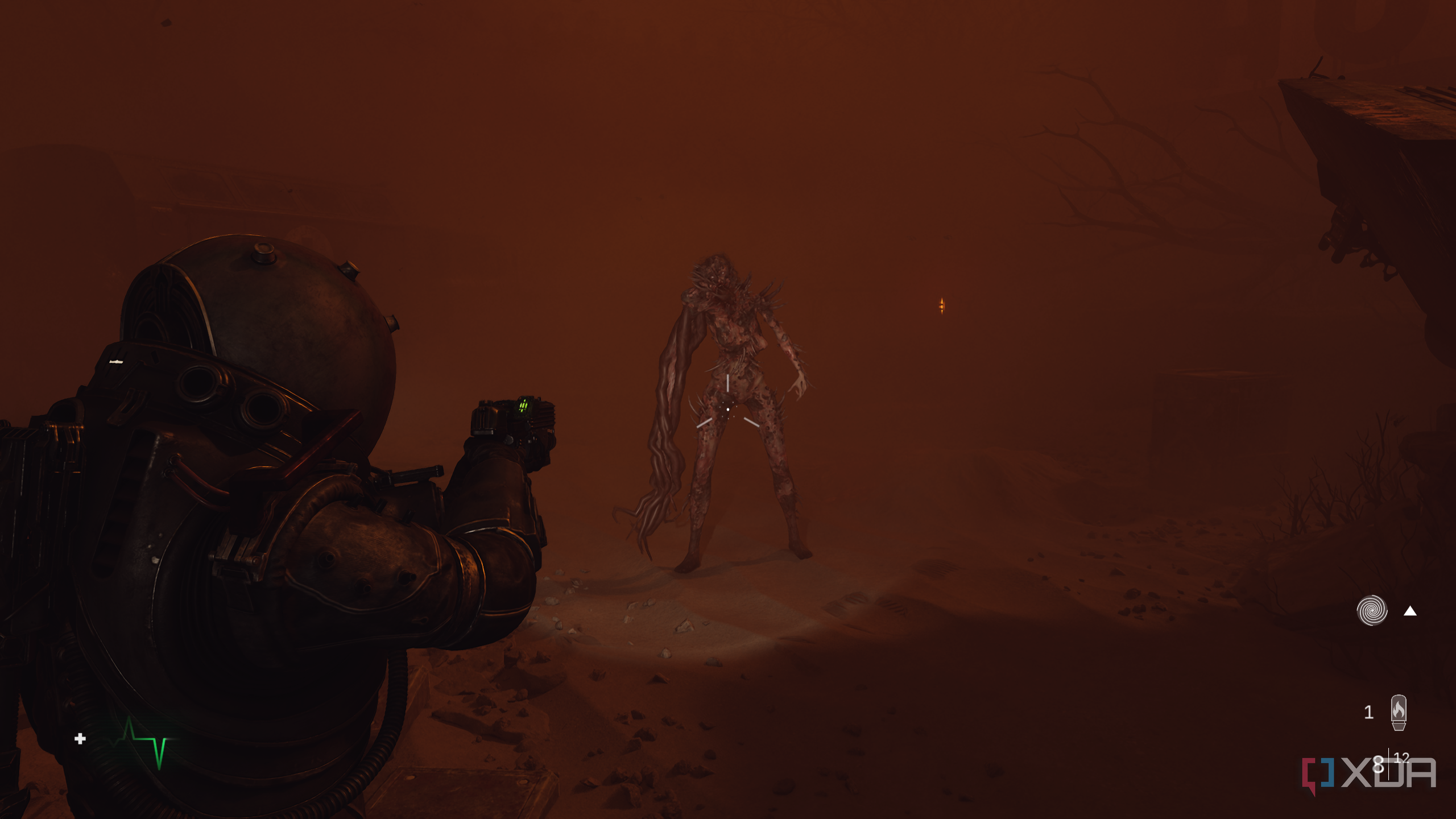 An armored enemy in Cronos: The New Dawn.
