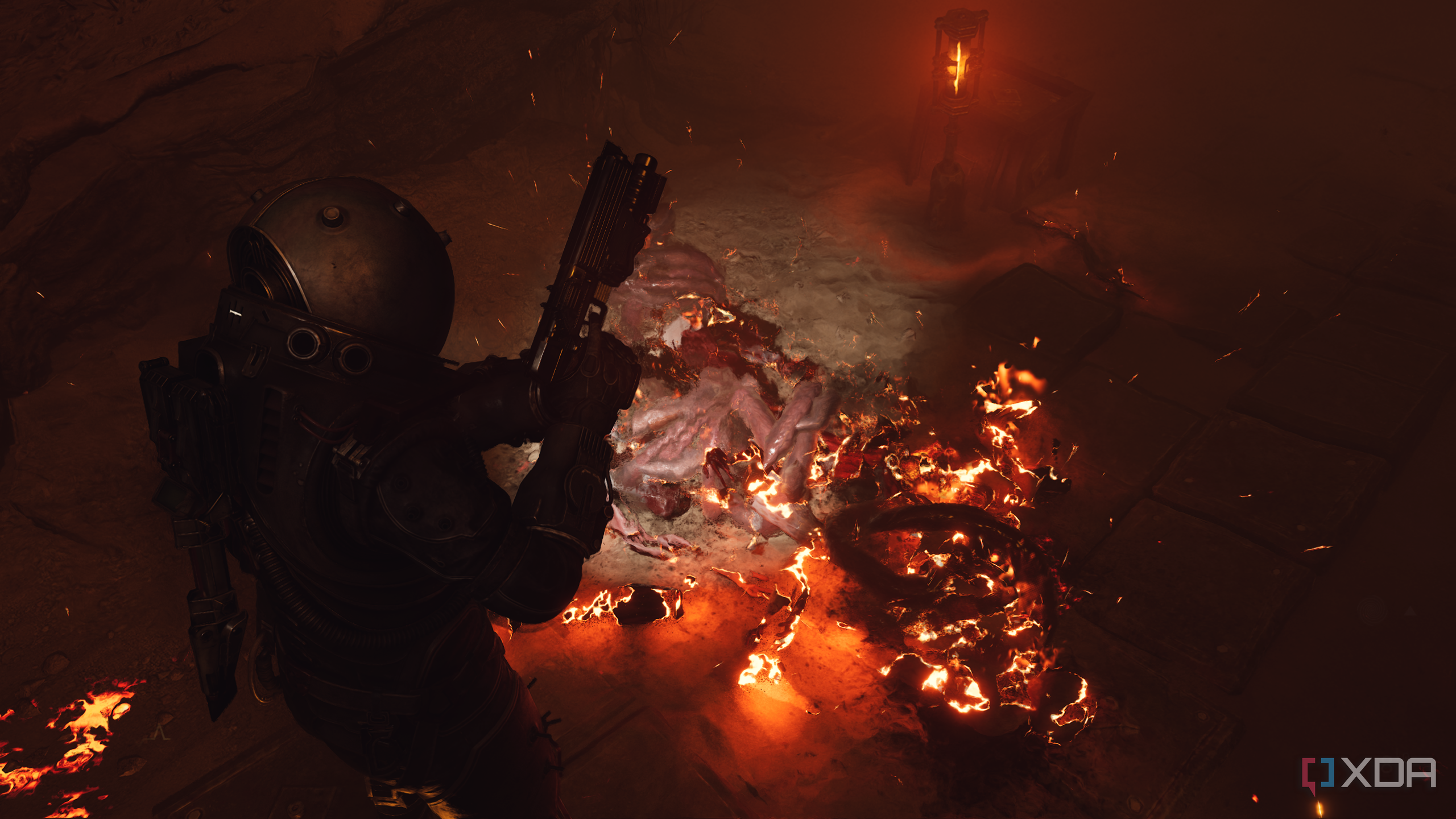 Burning corpses in Cronos: The New Dawn.