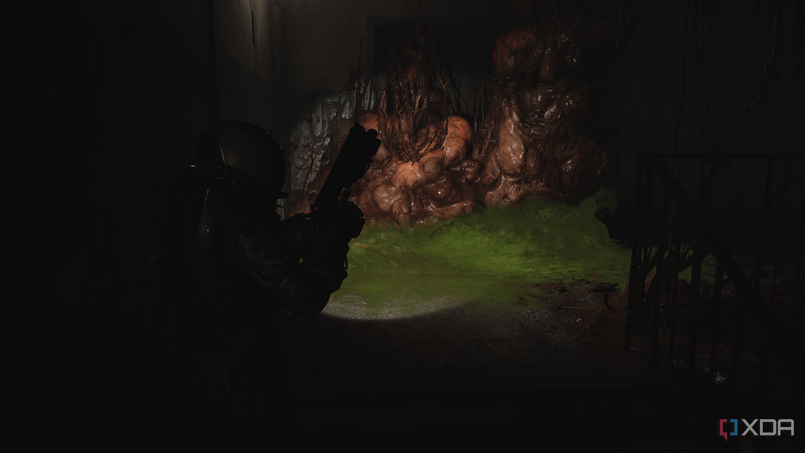 Acid-spewing enemies in Cronos: The New Dawn.