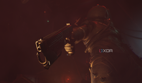 The Traveler acquiring her pistol in Cronos: The New Dawn.