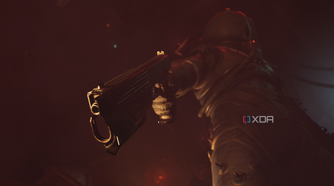 The Traveler acquiring her pistol in Cronos: The New Dawn.