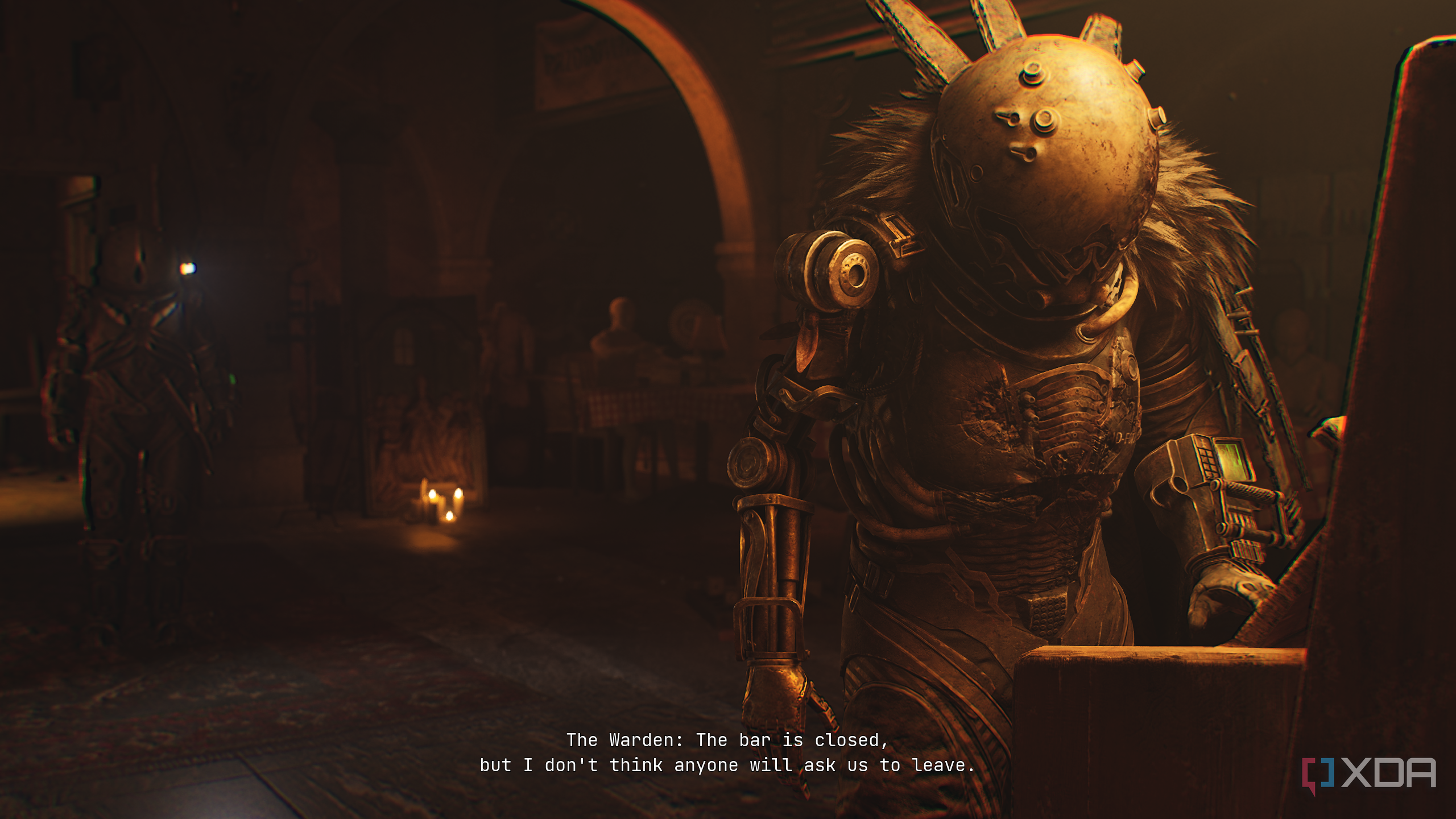The Warden playing the piano in Cronos: The New Dawn.