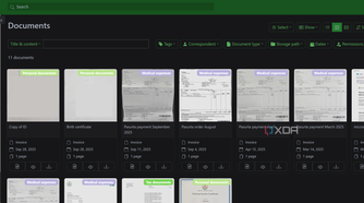 documents in paperless ngx
