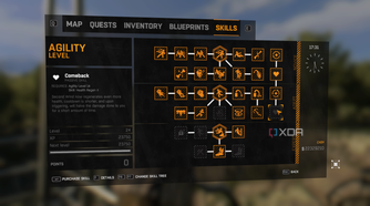 Additional new skills in Dying Light with the Advanced Modes mod.