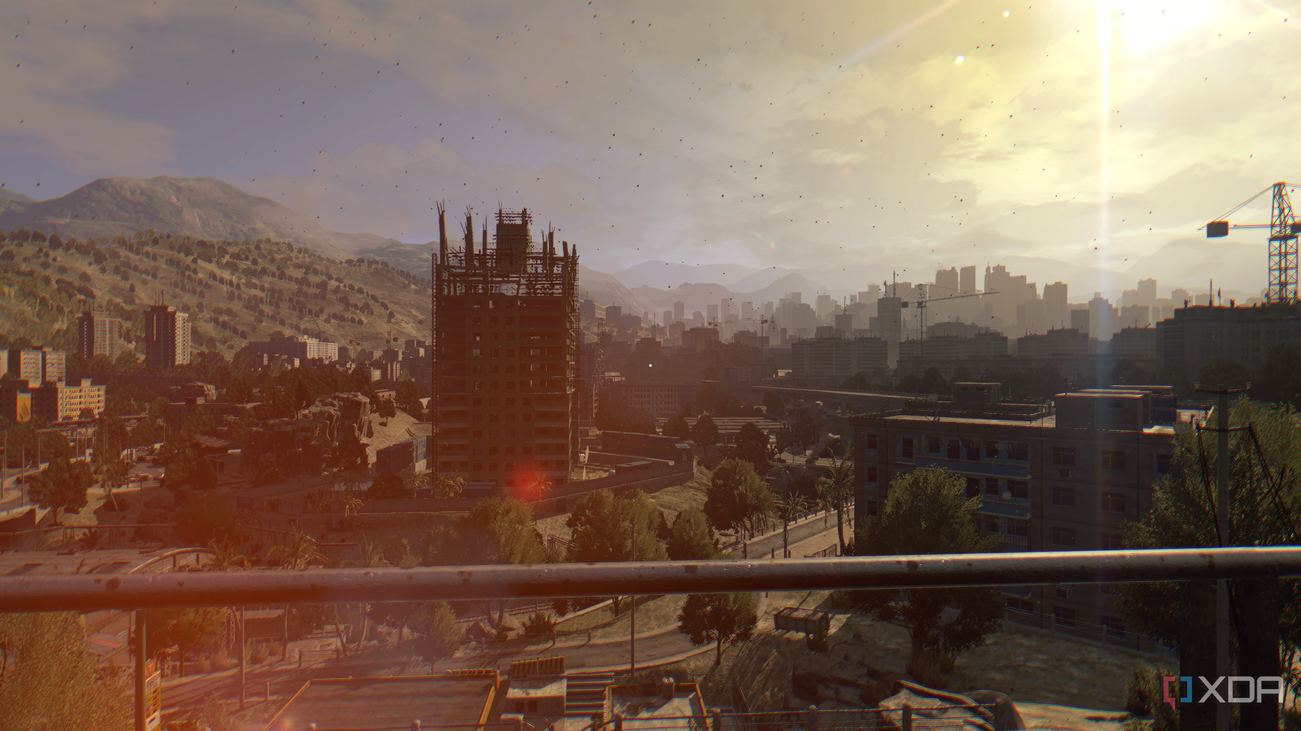 The sunset in Harran in Dying Light.