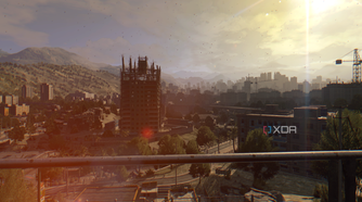 The sunset in Harran in Dying Light.