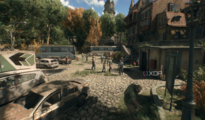 Dying Light: The Beast — a city area teeming with zombies.