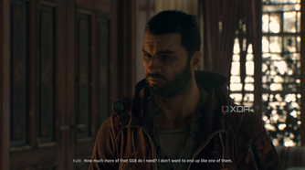 Dying Light: The Beast — Kyle Crane talking to Olivia.