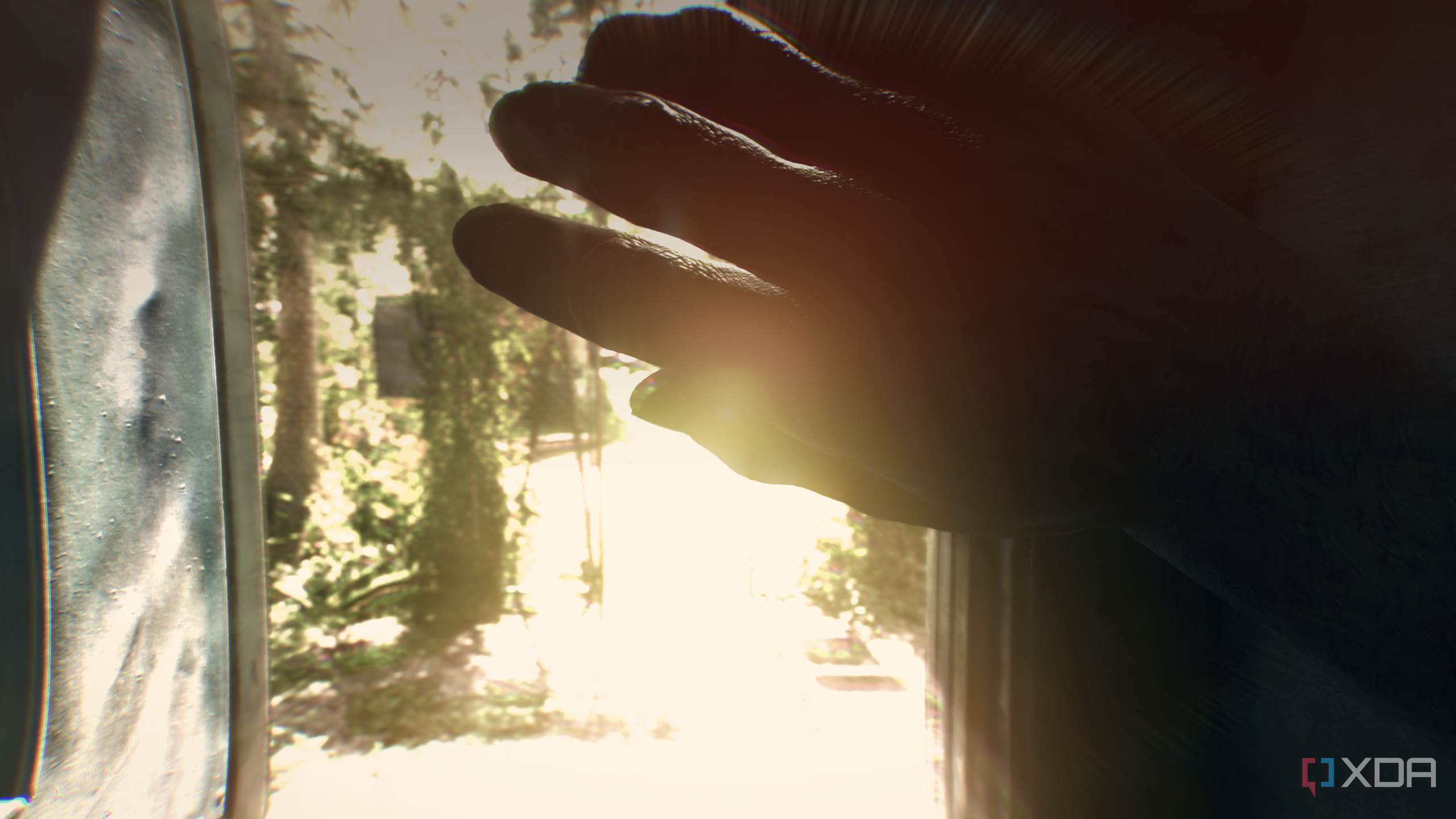 Crane blinded by sunlight in Dying Light: The Beast.