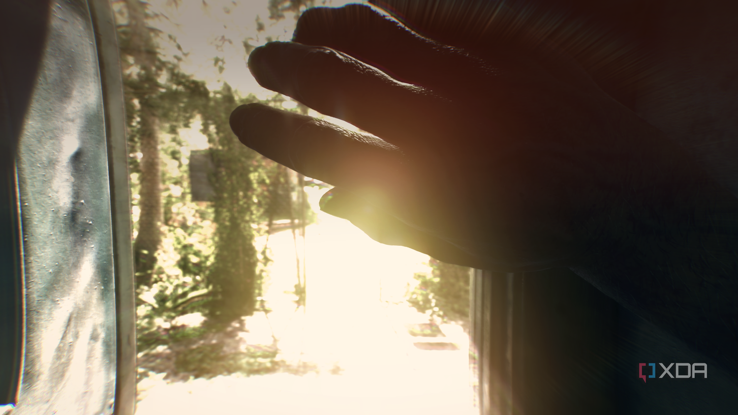 Crane blinded by sunlight in Dying Light: The Beast.