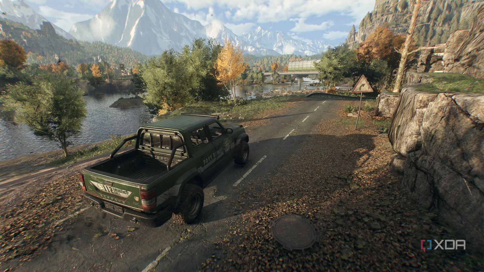 The forest ranger pick-up truck in Dying Light: The Beast.