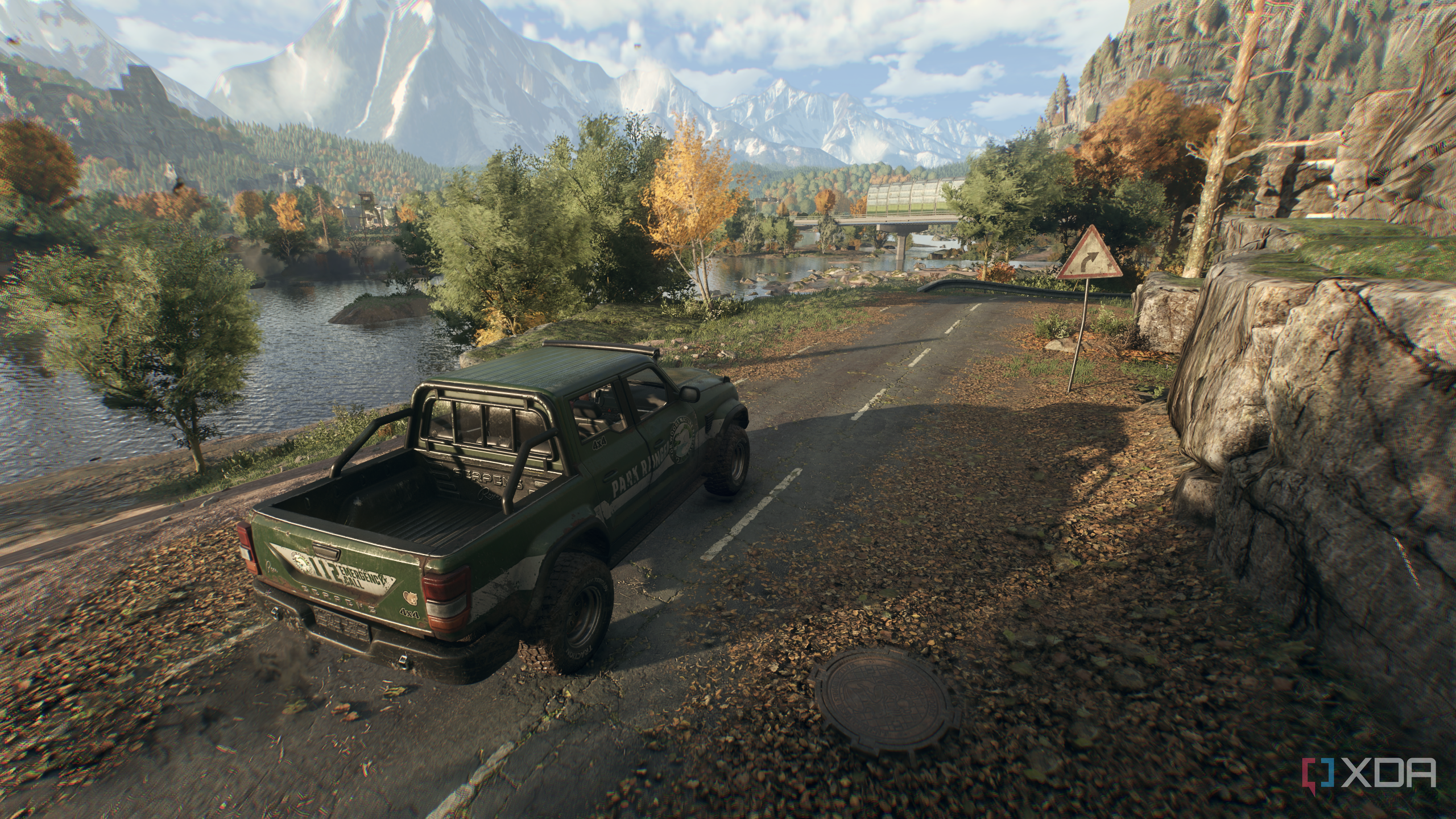 The forest ranger pick-up truck in Dying Light: The Beast.