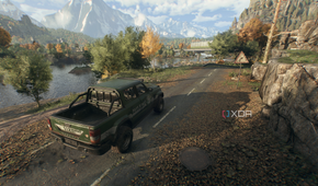 The forest ranger pick-up truck in Dying Light: The Beast.