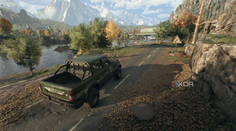 The forest ranger pick-up truck in Dying Light: The Beast.