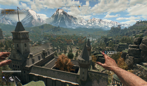 Crane jumping midair in Dying Light: The Beast.