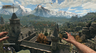 Crane jumping midair in Dying Light: The Beast.