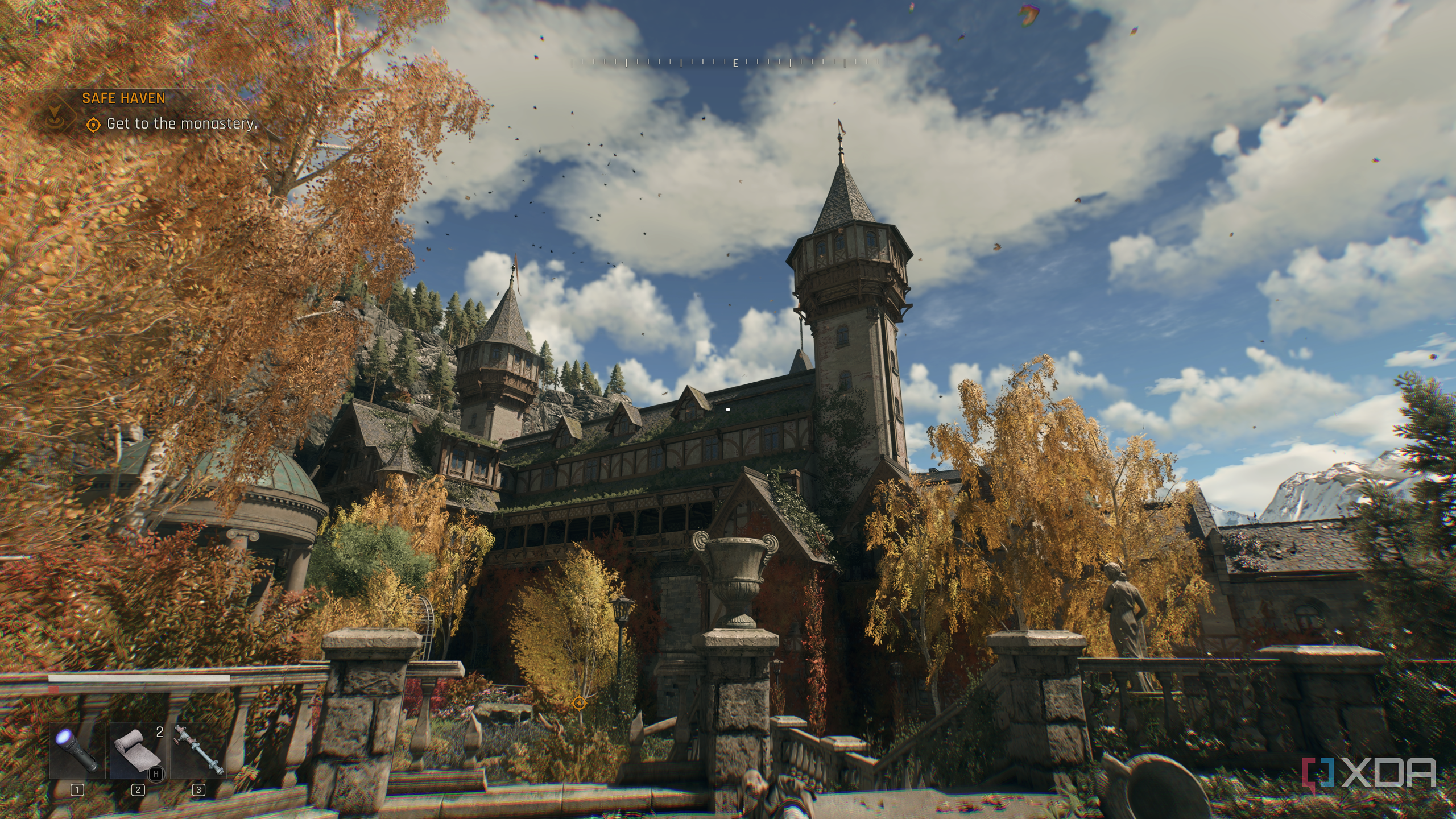 Abandoned monastery in Dying Light: The Beast.