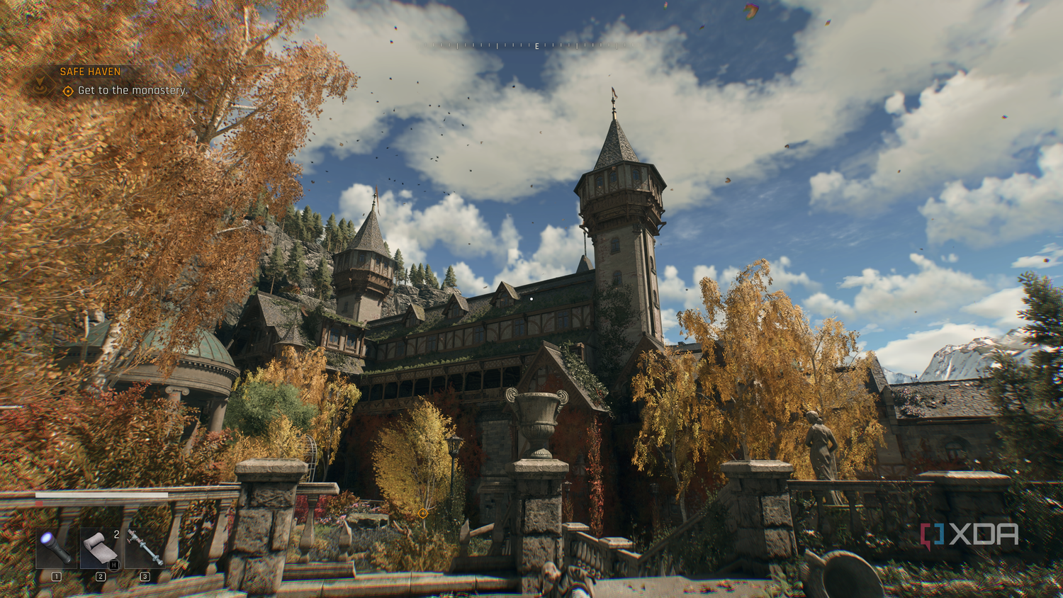Abandoned monastery in Dying Light: The Beast.