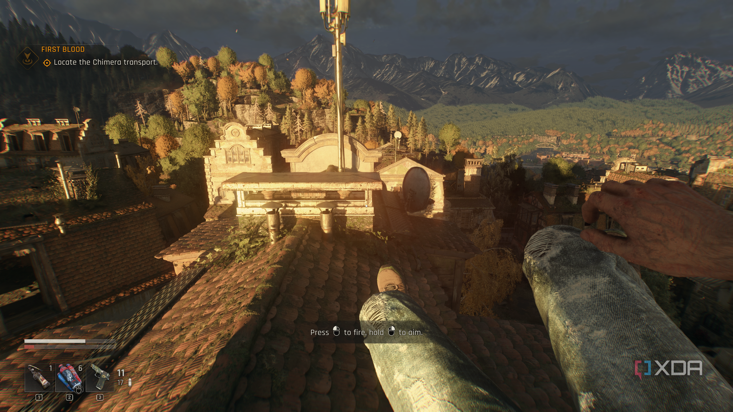 Vaulting in Dying Light: The Beast.