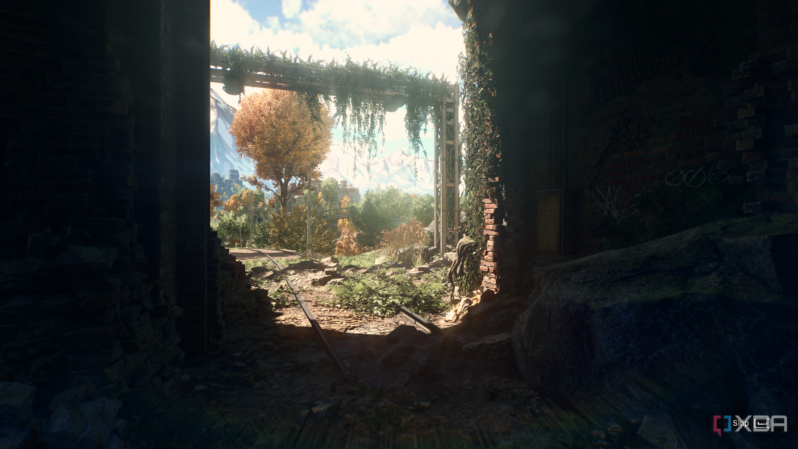 Sunlight peeking through an archway in Dying Light: The Beast.