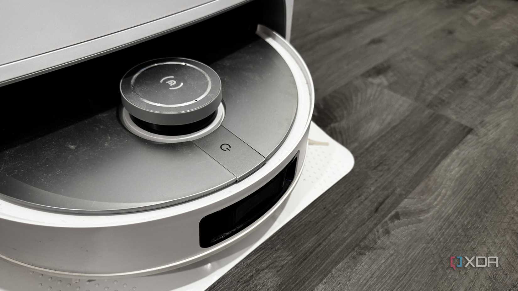 ecovacs x1 robovac charging in the dock