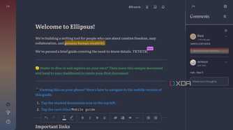 Ellipsus Website Example This free writing app is still in beta but it's already replacing ...