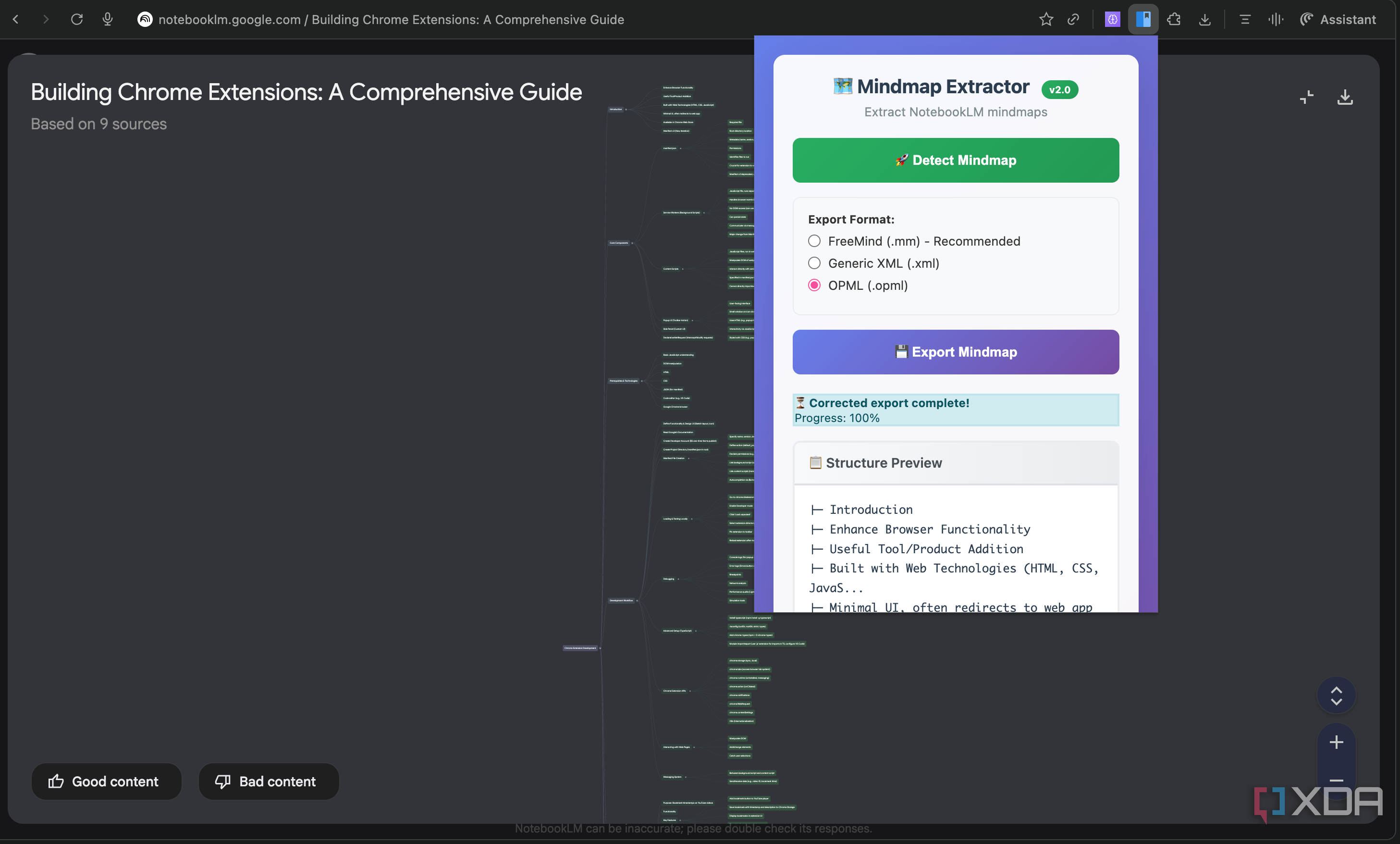 I paired NotebookLM with Xmind and a Chrome extension, and my mind maps ...