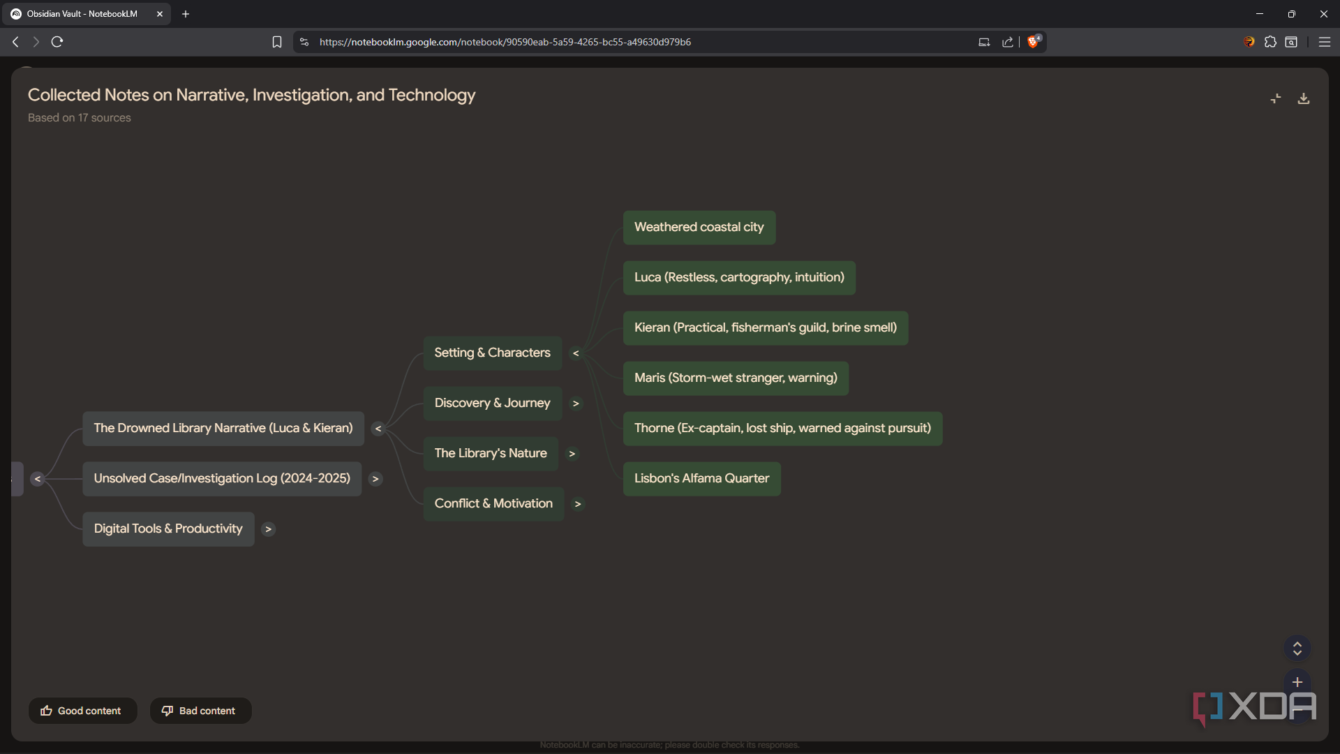 Extending mind map in NotebookLM