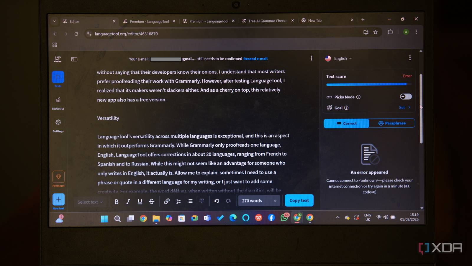 I stopped paying for Grammarly and switched to the free, self-hosted LanguageTool