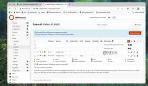 Firewall rule applied and its changes in OPNsense