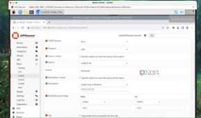 A screenshot of configuring firewall rule for mDNS port in OPNsense