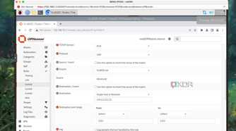 A screenshot of configuring firewall rule for mDNS port in OPNsense