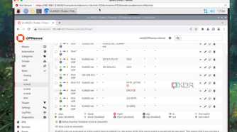 A screenshot of firewall rules for mDNS across VLANs in OPNsense