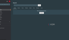 funkwhale search page