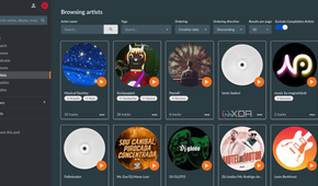 funkwhale artist page