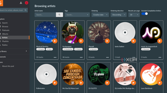 funkwhale artist page