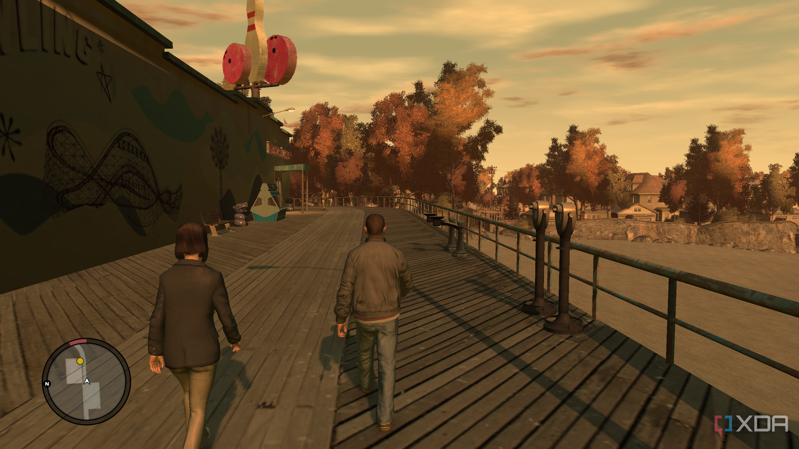Nico and Michelle on their first date in GTA IV.