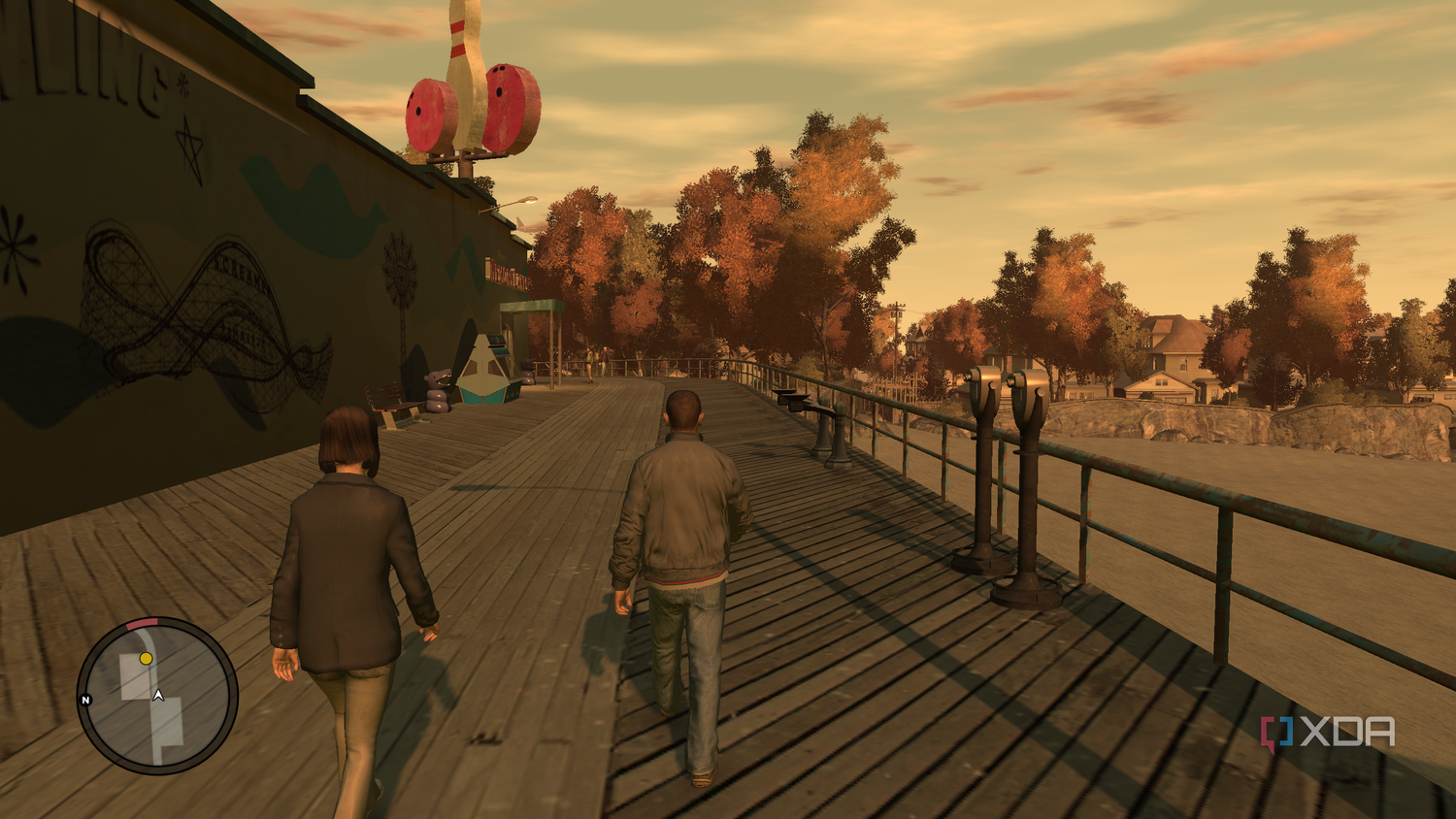 Nico and Michelle on their first date in GTA IV.