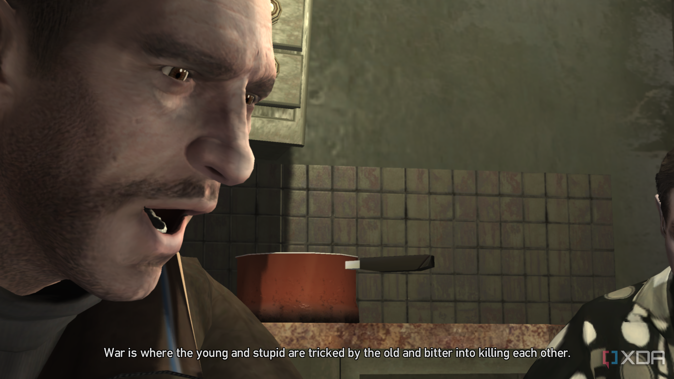 Nico Bellic in the opening for GTA IV.