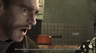 Nico Bellic in the opening for GTA IV.