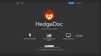 Hedgedoc Home Page