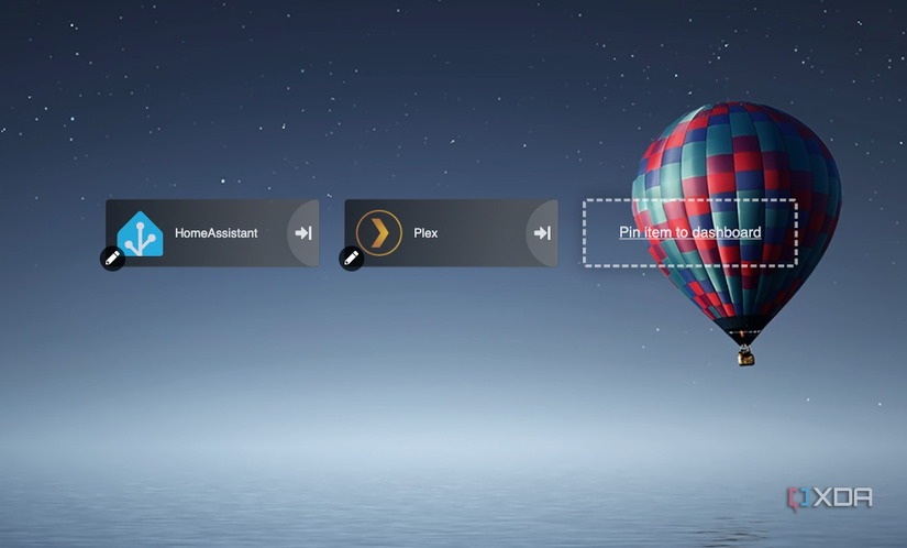 Heimdall pin app to dashboard