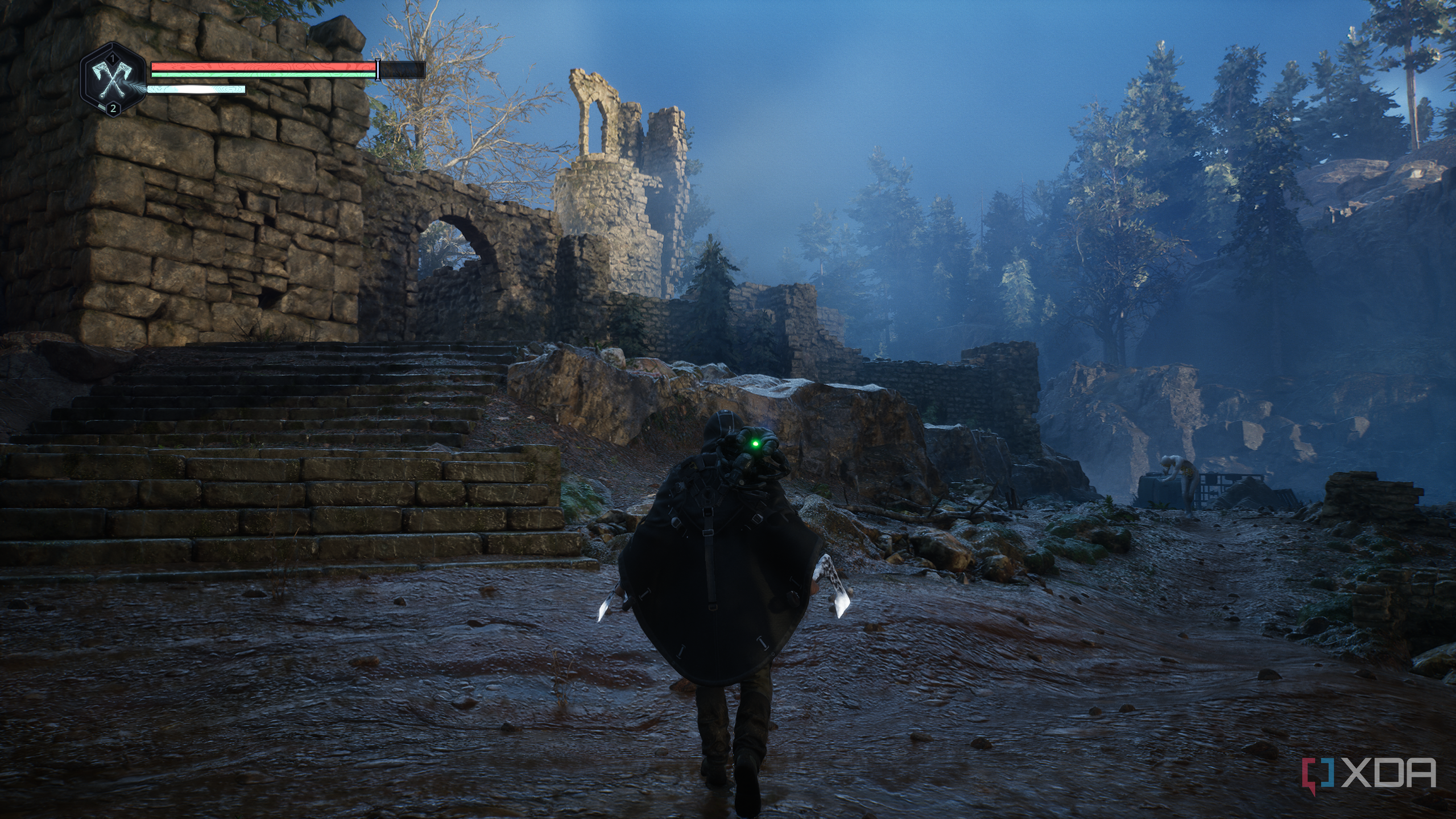A screenshot from Hell is Us.