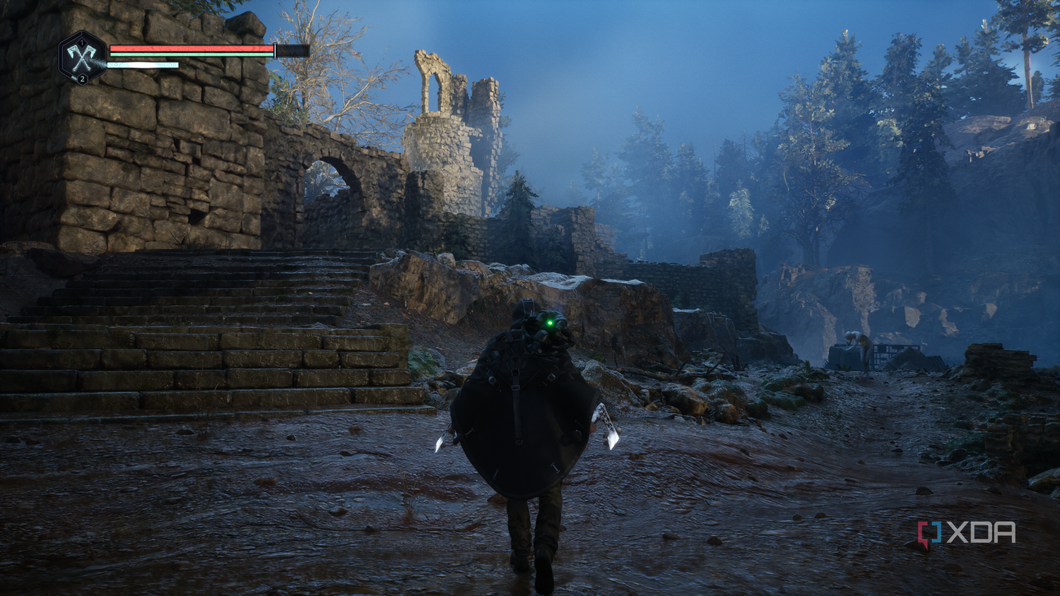 A screenshot from Hell is Us.