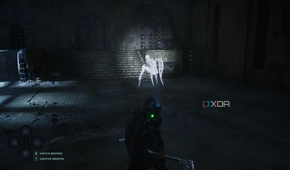 Encountering a Hollow Walker on all fours in Hell is Us.