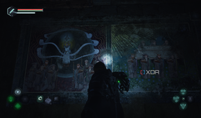 Ancient murals in Hell is Us.