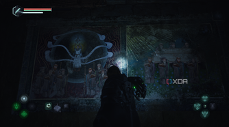 Ancient murals in Hell is Us.