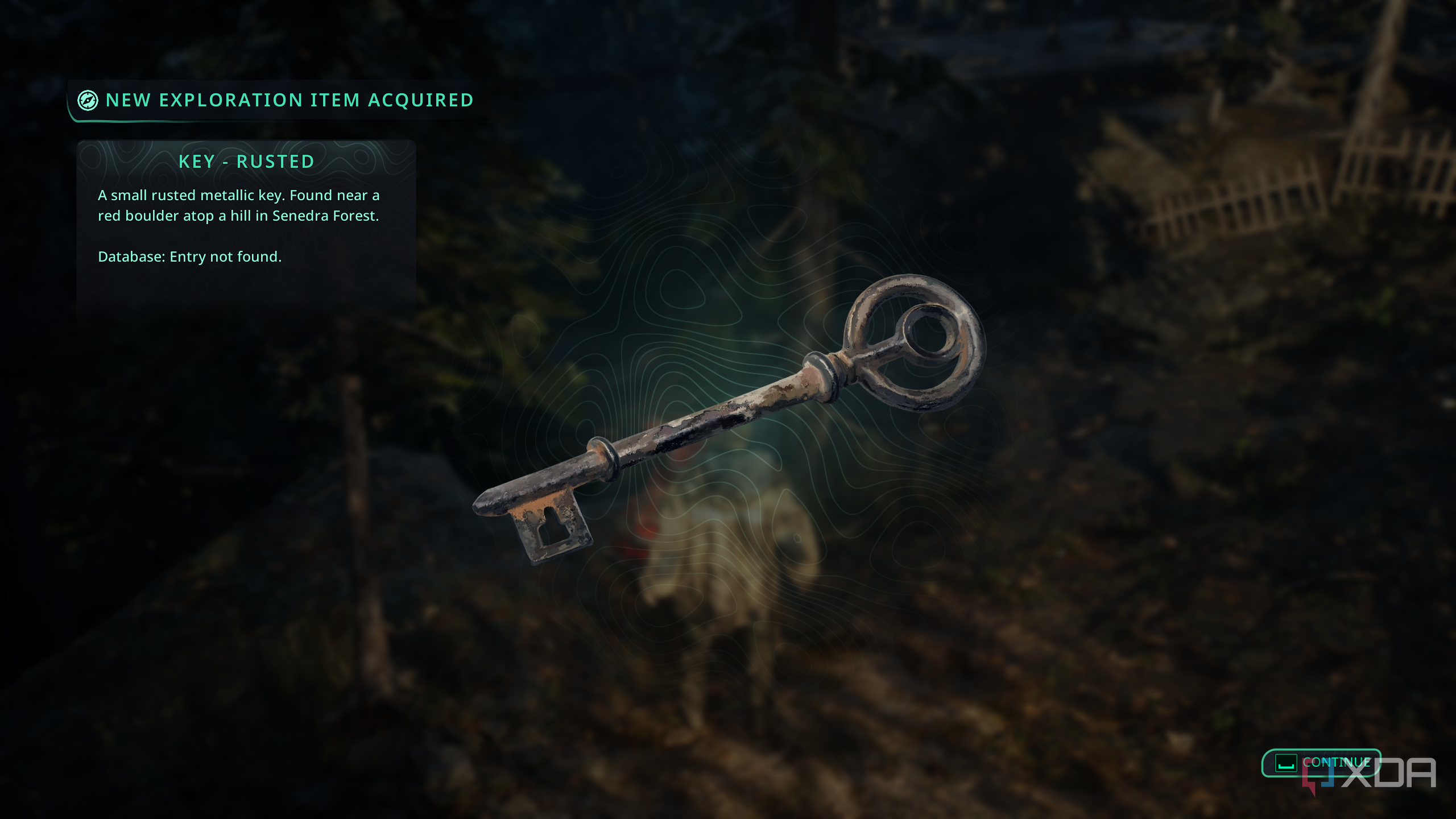A rusted key in Hell is Us.
